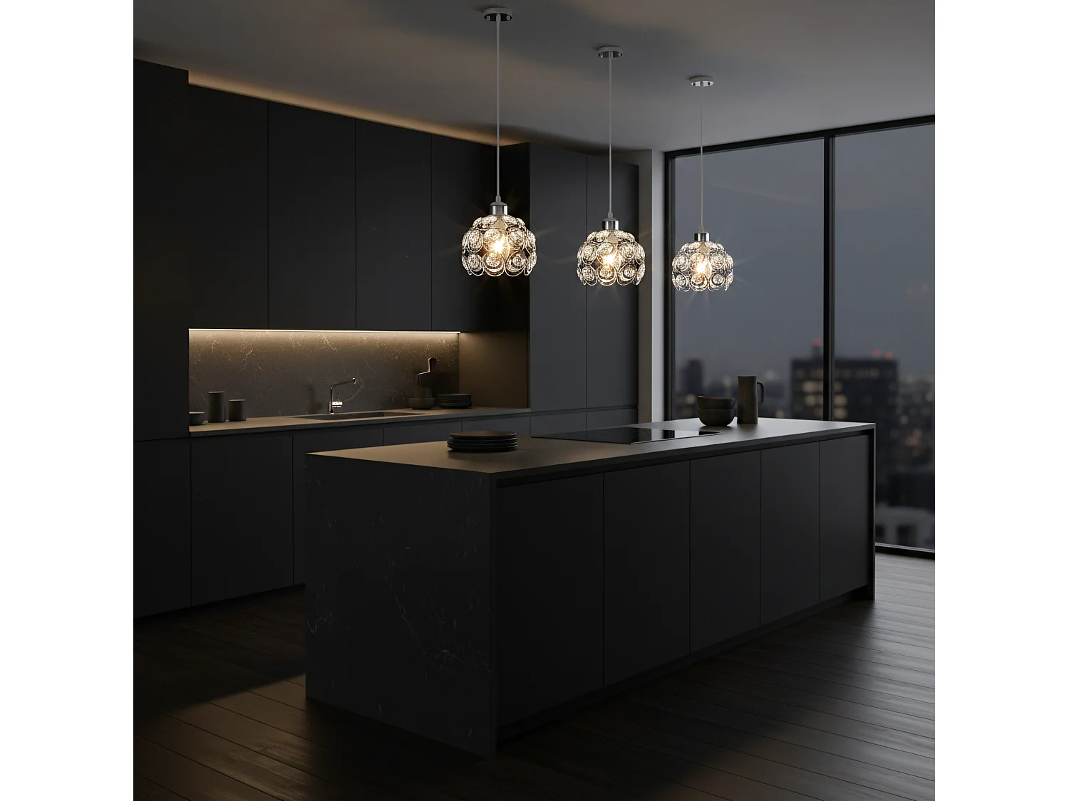 Hanglamp Toolight APP207-1C Chrome