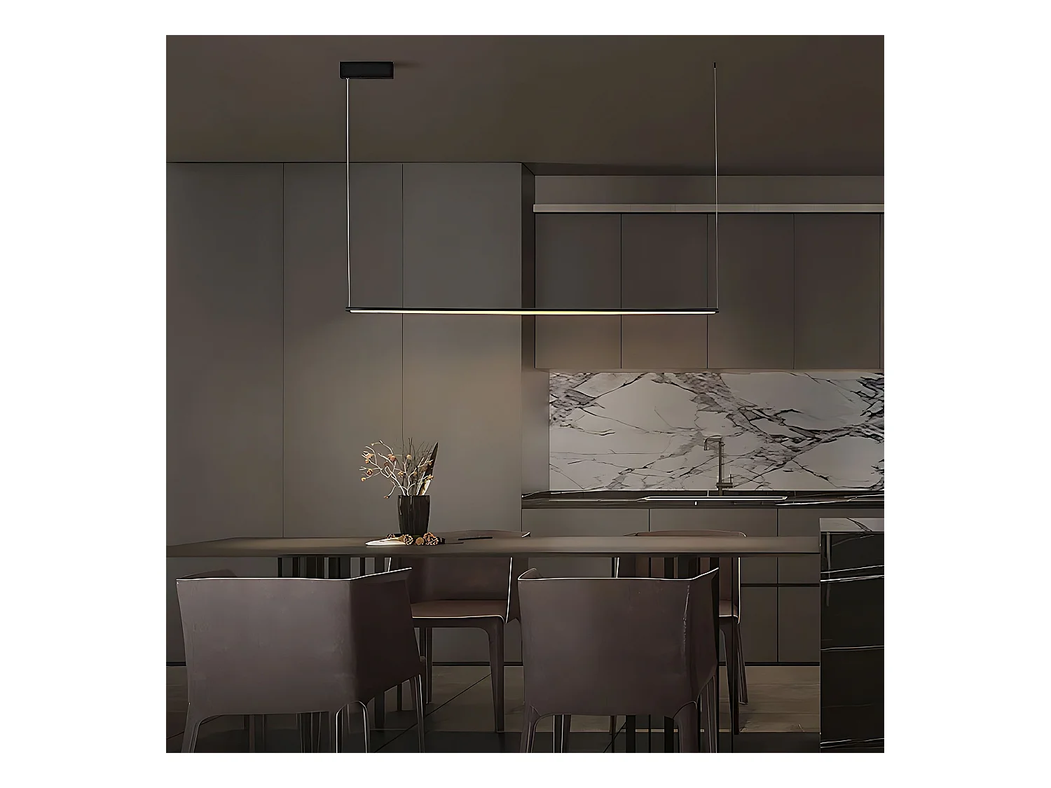 Lampe Suspendue Toolight LHJ032-CP Black