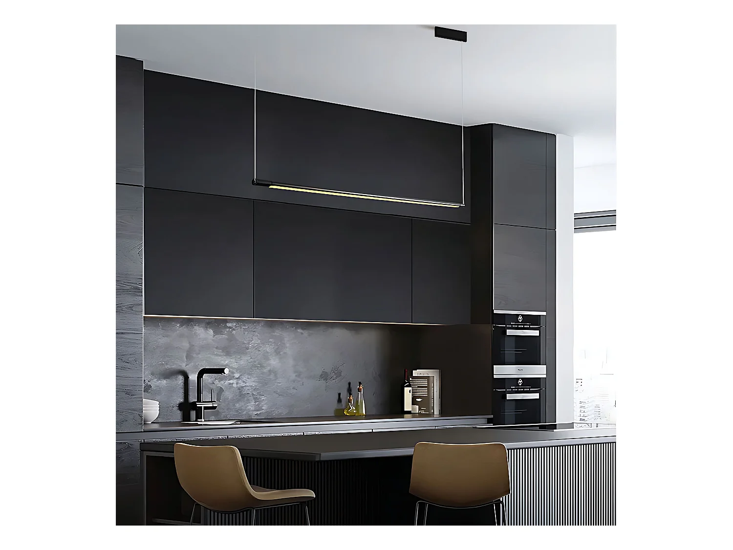 Lampe Suspendue Toolight LHJ032-CP Black