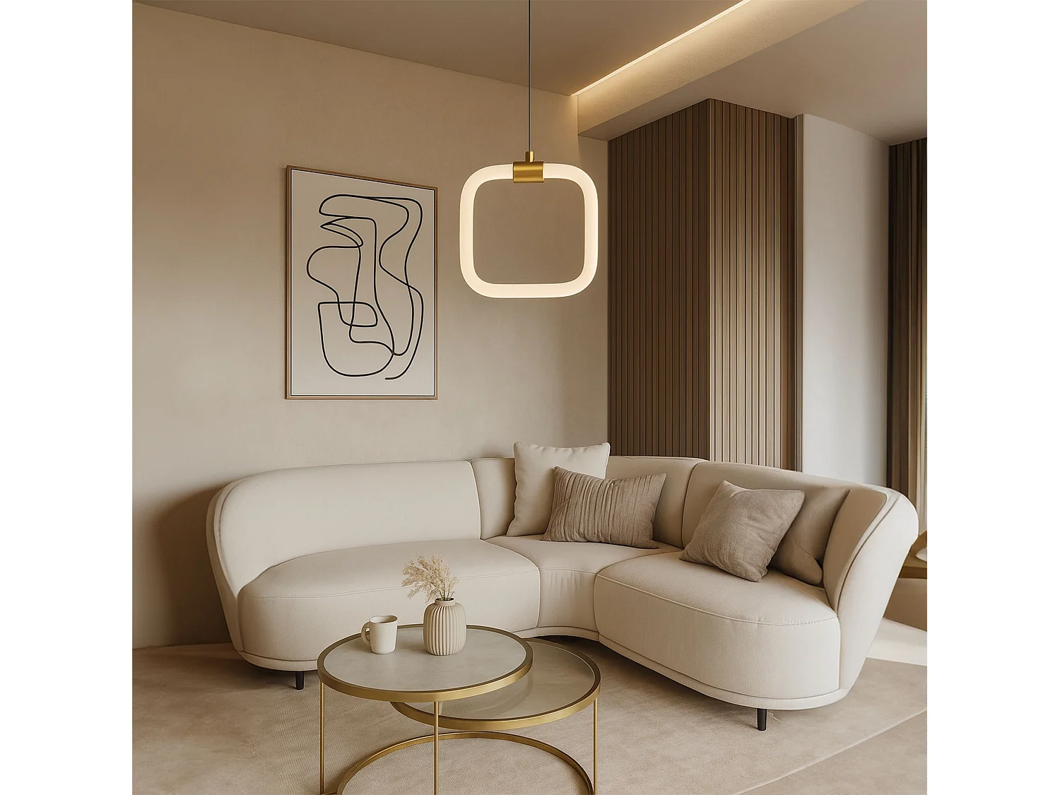 Lampe Suspendue Toolight LHJ057-CP1 White