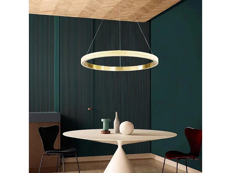 Candeeiro Suspenso Toolight LED APP1510-CP Gold