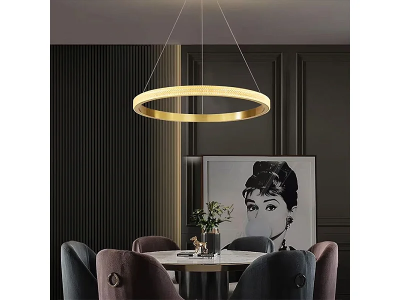 Candeeiro Suspenso Toolight LED APP1510-CP Gold