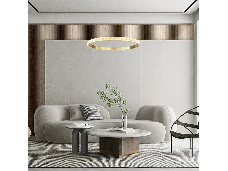 Candeeiro Suspenso Toolight LED APP1510-CP Gold