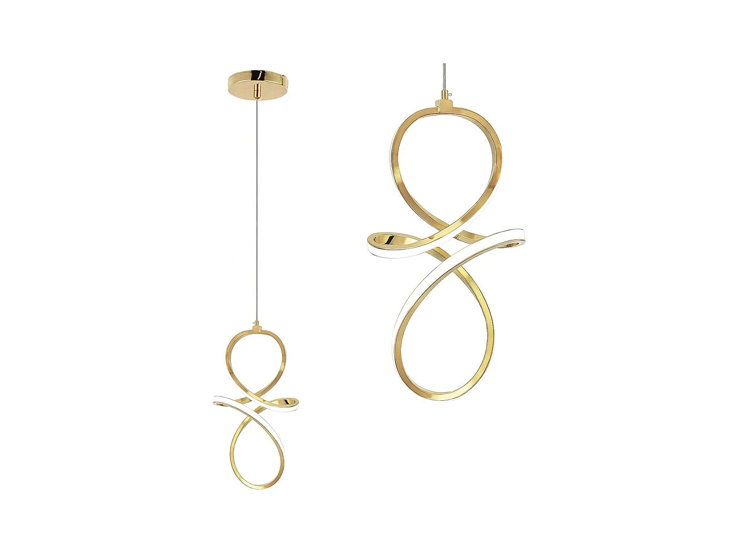 Lampe Suspendue Toolight LHJ091-1CP Gold