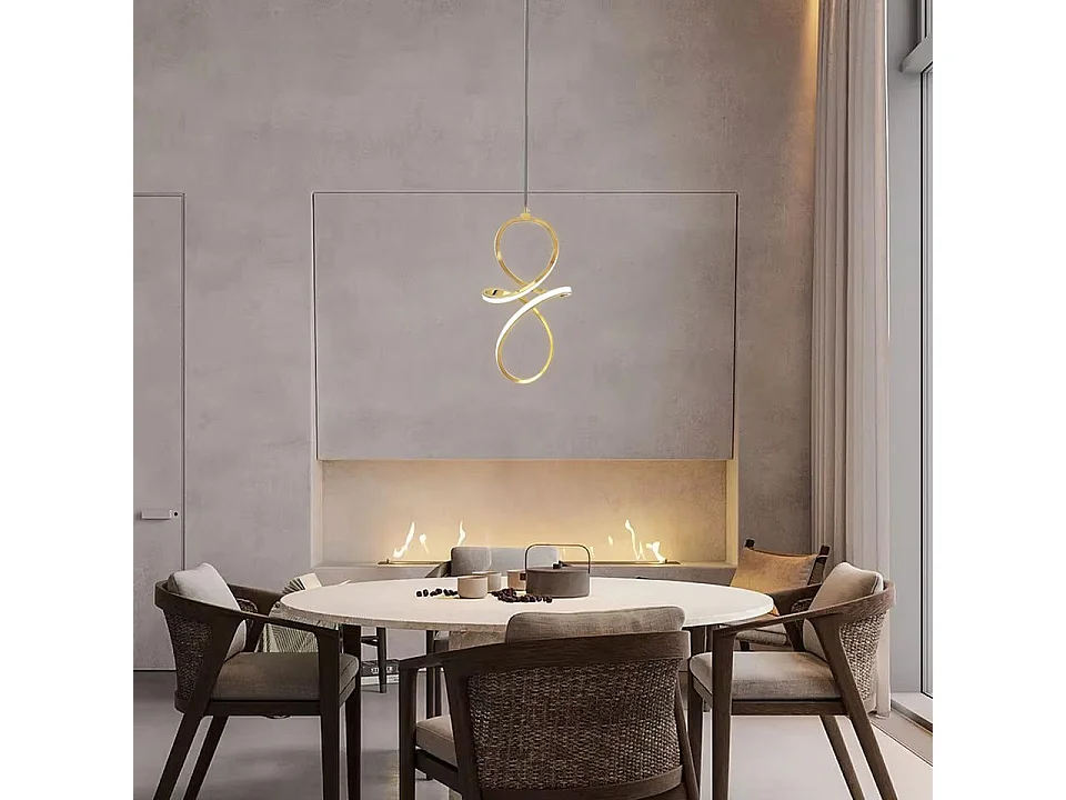 Lampe Suspendue Toolight LHJ091-1CP Gold