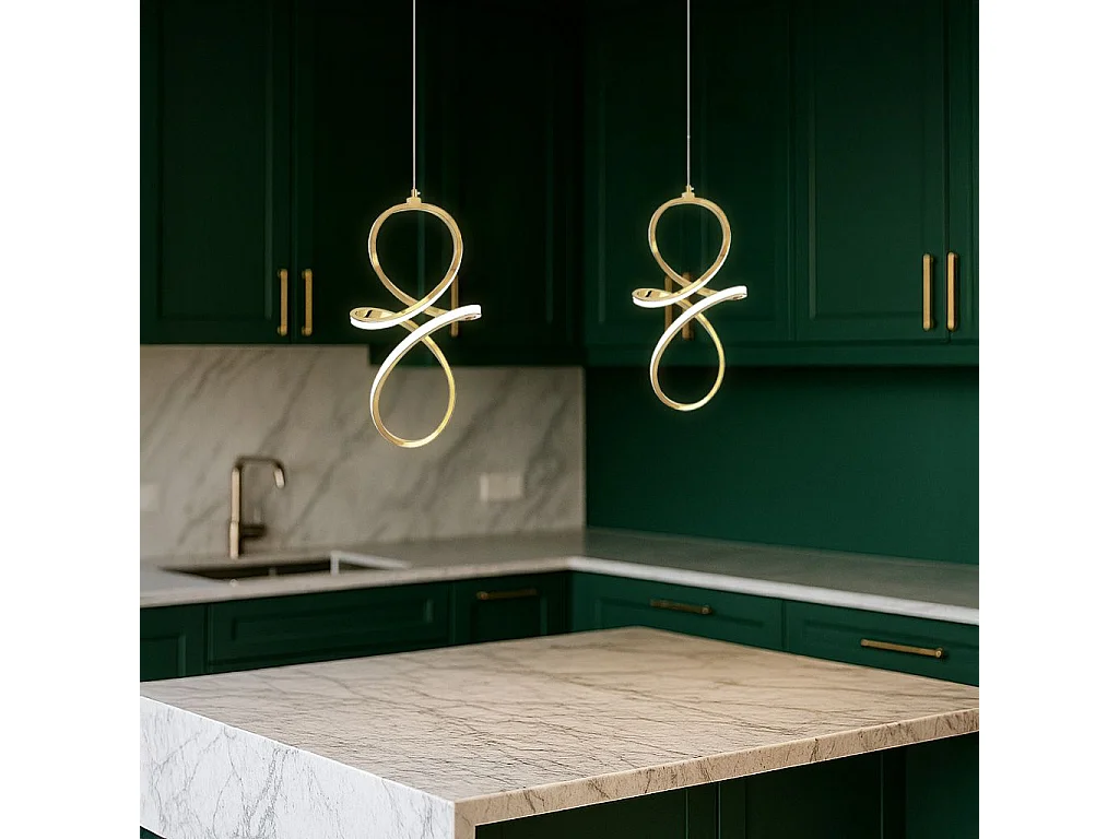 Lampe Suspendue Toolight LHJ091-1CP Gold