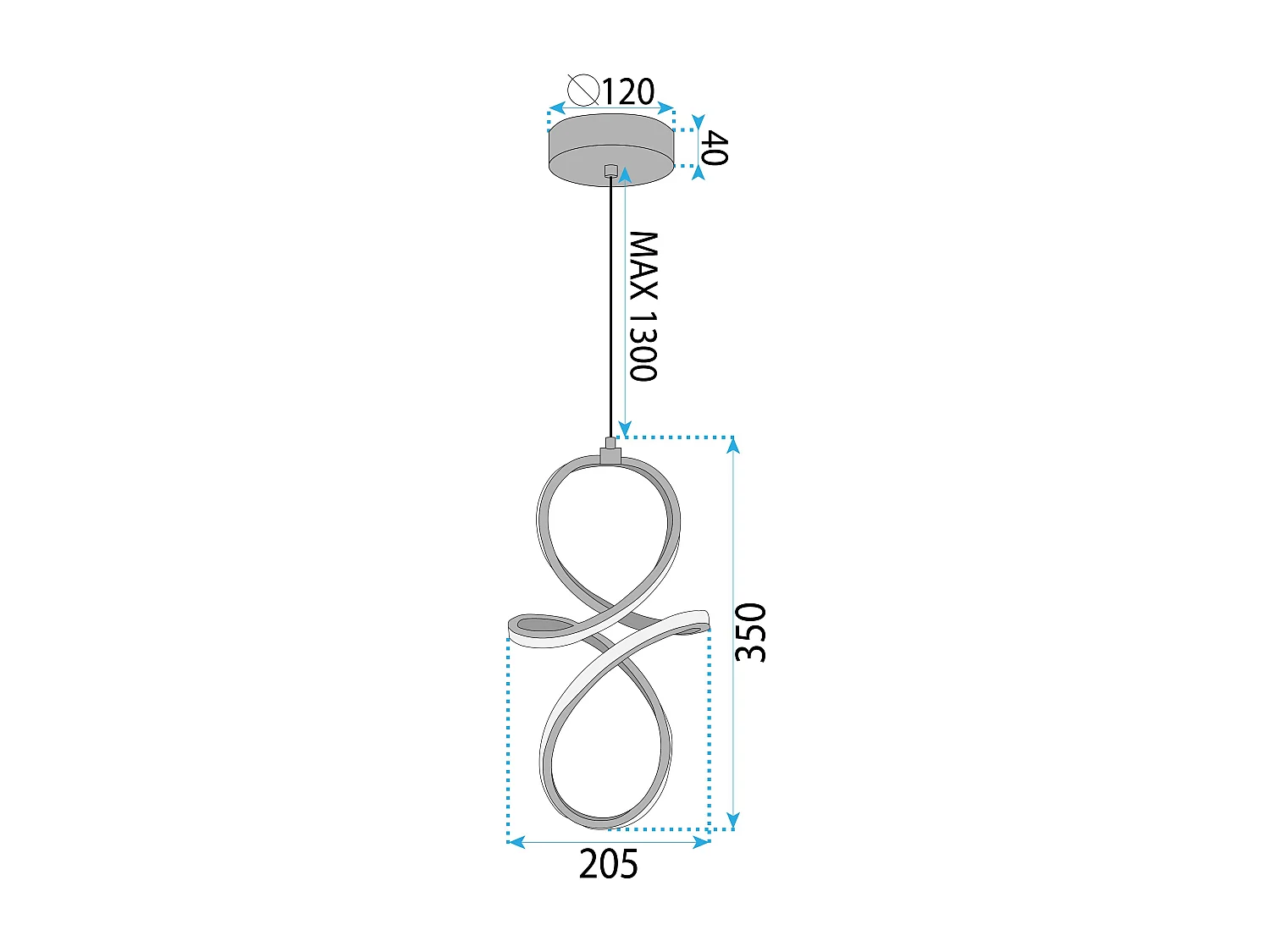 Hanglamp Toolight LHJ091-1CP Gold