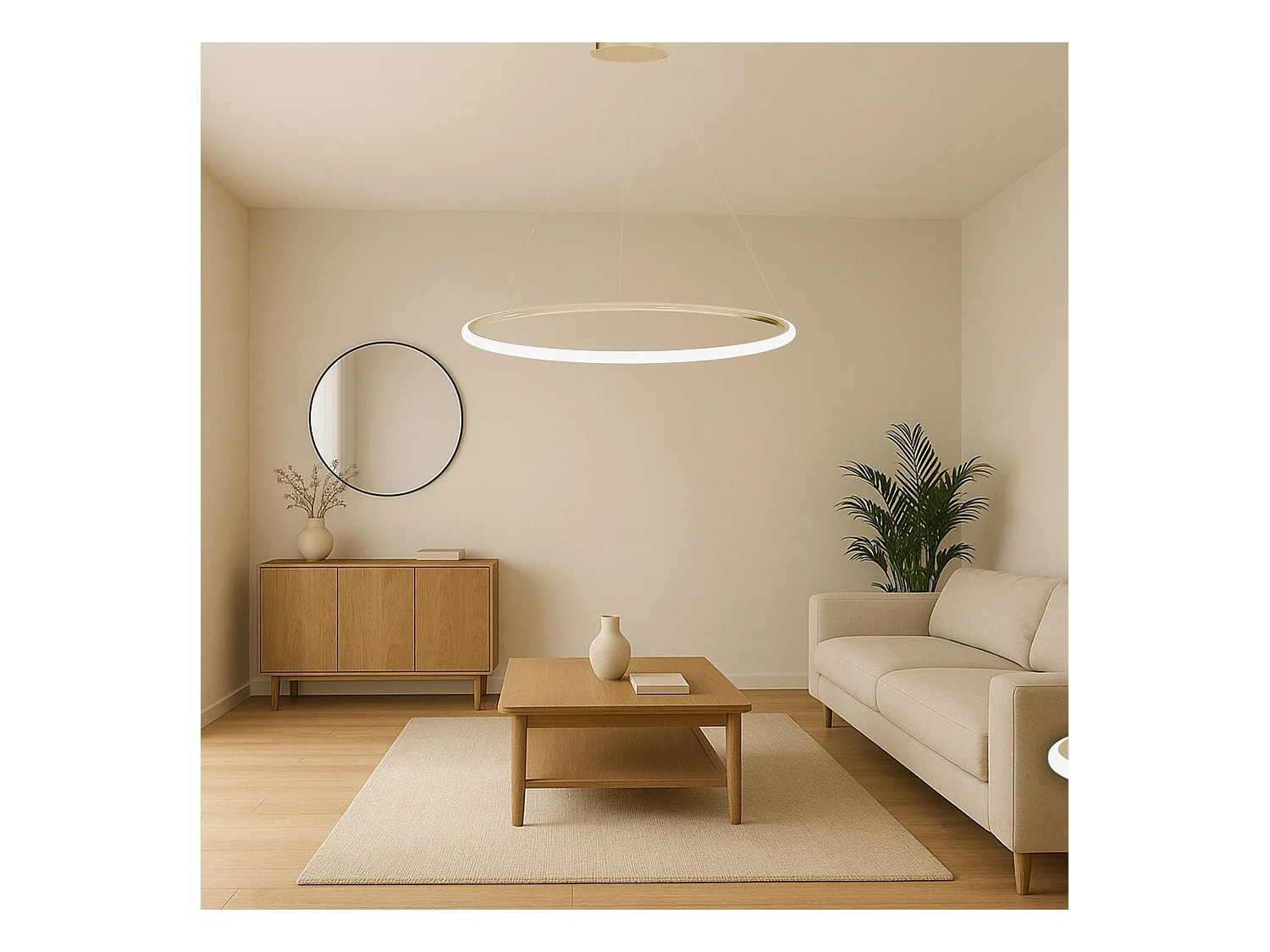 Lampe Suspendue Toolight LHJ002-CP Gold