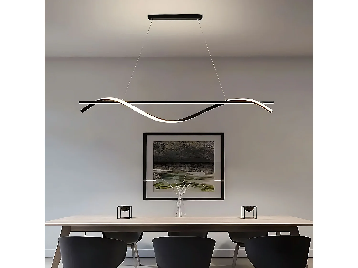 Lampe Suspendue Toolight LHJ019-CP Black