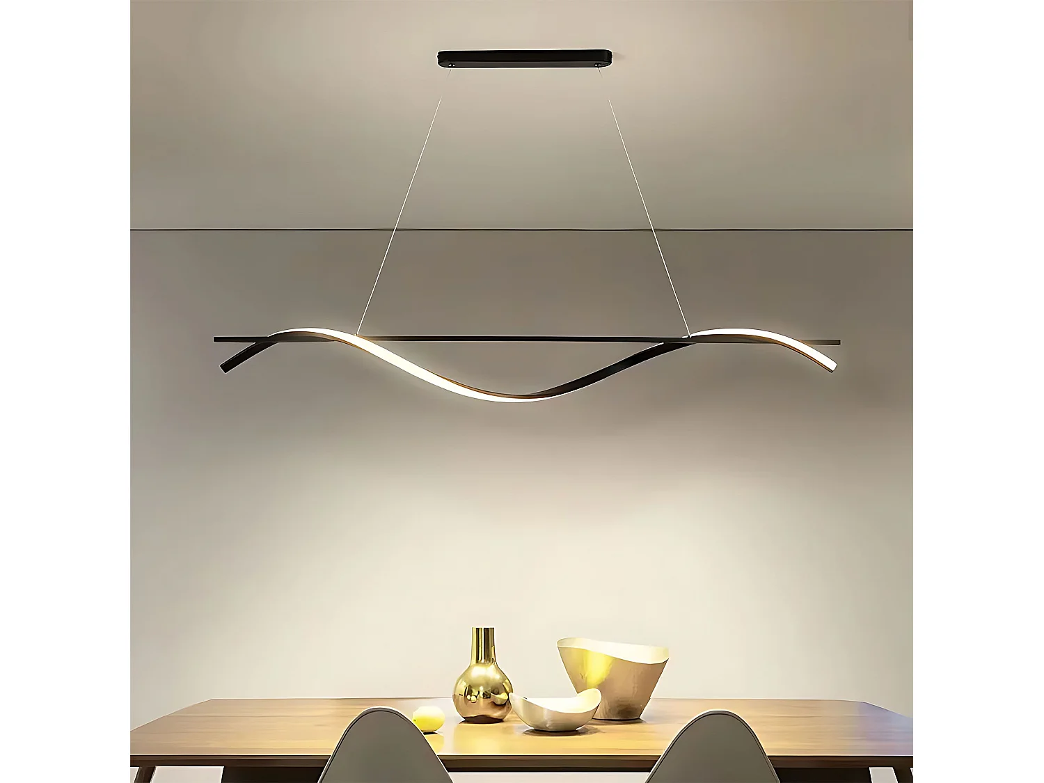 Lampe Suspendue Toolight LHJ019-CP Black