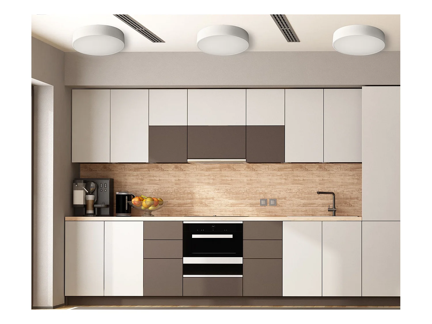 Lampe Suspendue Toolight APP644-4C Black