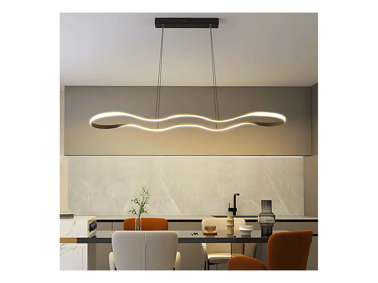 Lampe Suspendue Toolight LHJ026-CP Black