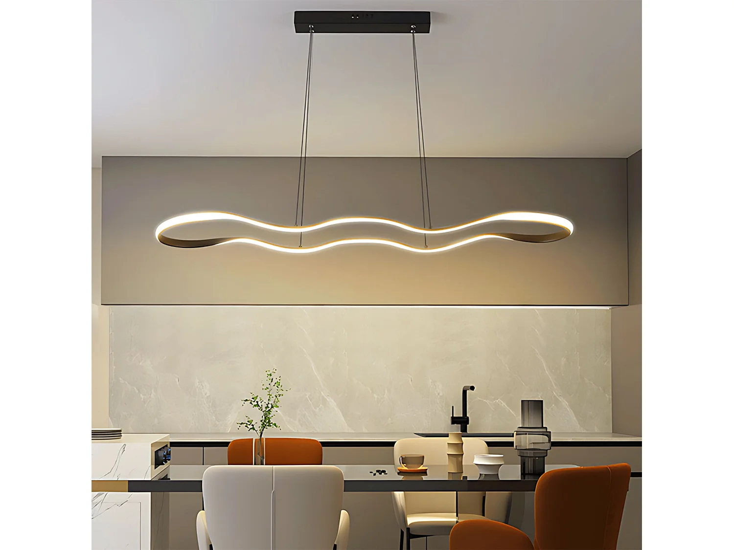 Lampe Suspendue Toolight LHJ026-CP Black