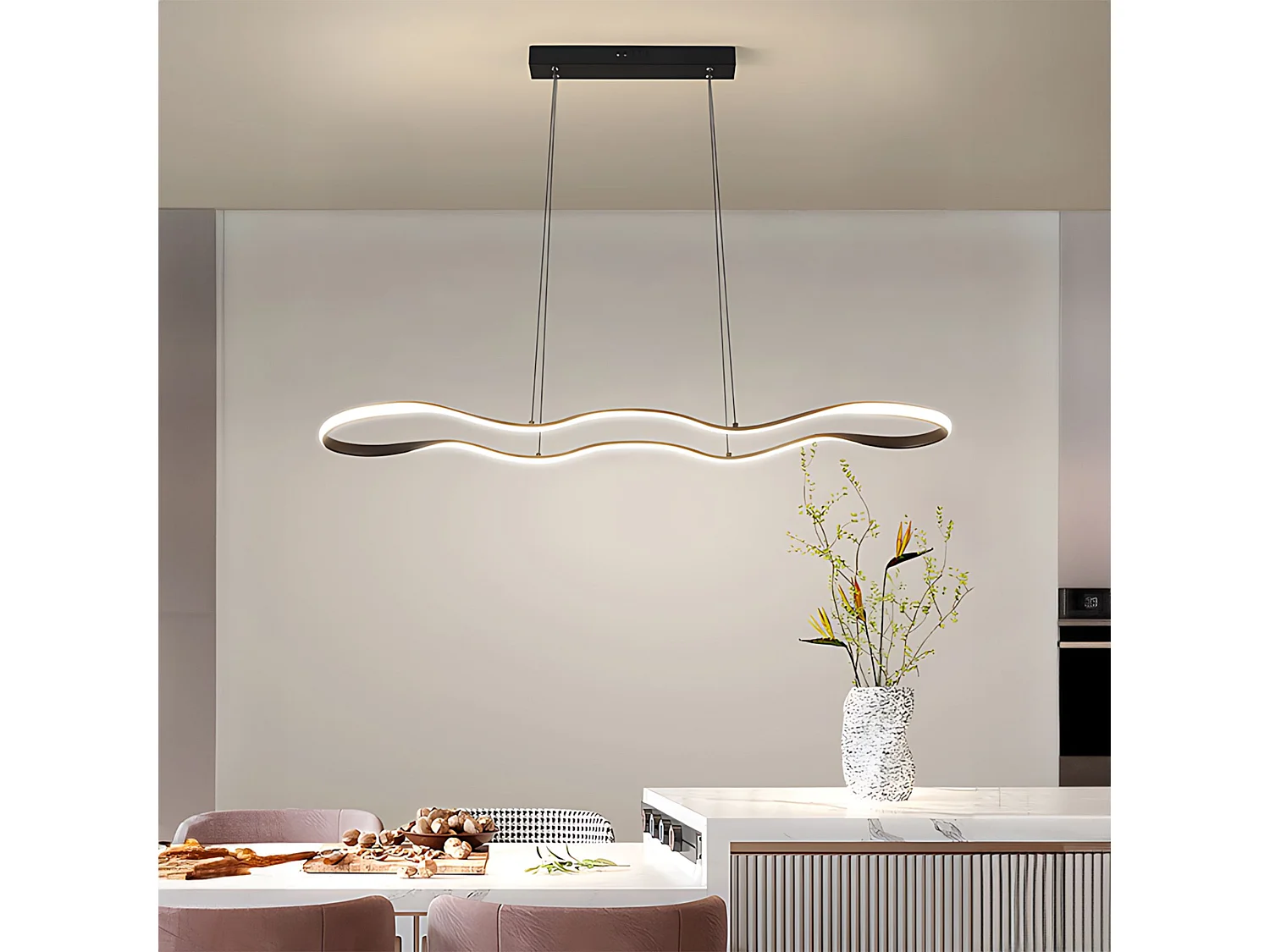 Lampe Suspendue Toolight LHJ026-CP Black