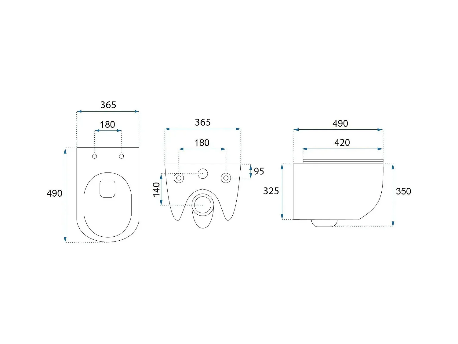 Cuvette Wc Suspendue Rea Carlo Mini Tornado White