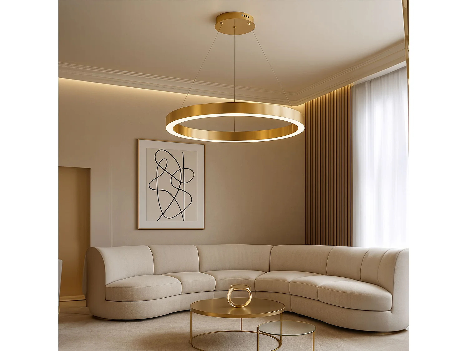 Hanglamp Toolight LHJ051-CP1 Gold