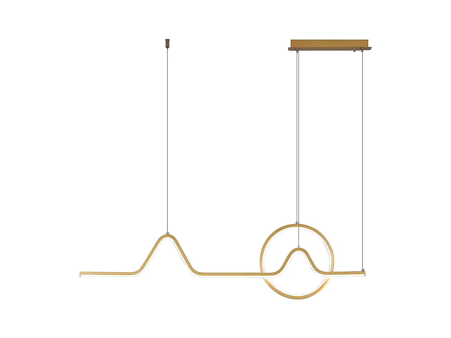 Lampe Suspendue Toolight HJ022-CP  Gold