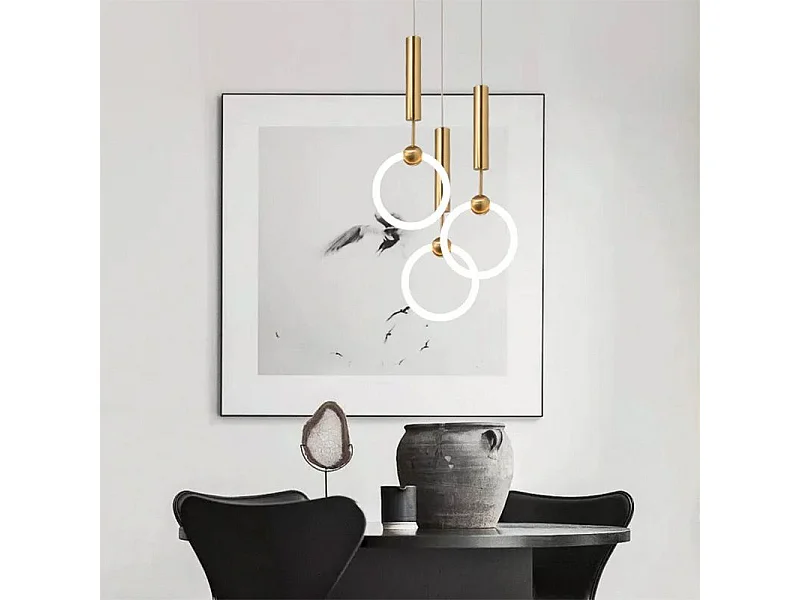 Lampe Suspendue Toolight LHJ059-1CP Gold