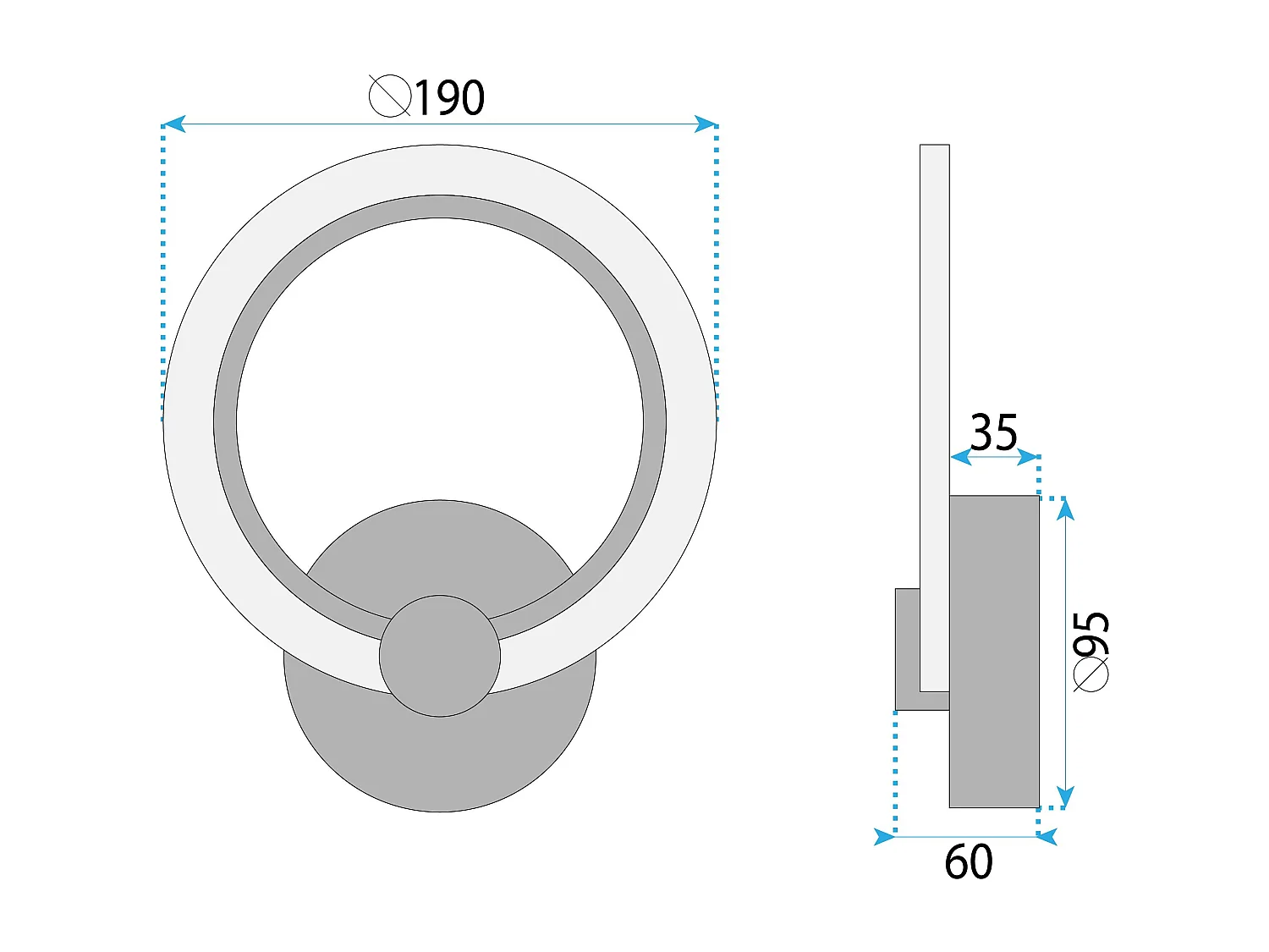 Lampe Suspendue Toolight LHJ067-W Chrome