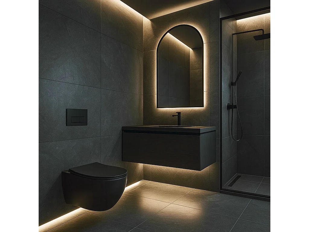 Cuvette Wc Suspendue Rea Carlo Mini Tornado Black