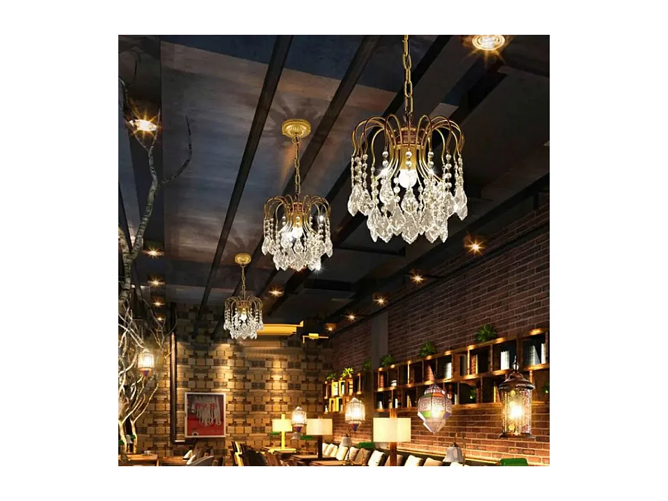 Lampe Suspendue Toolight APP1650-1CP Gold