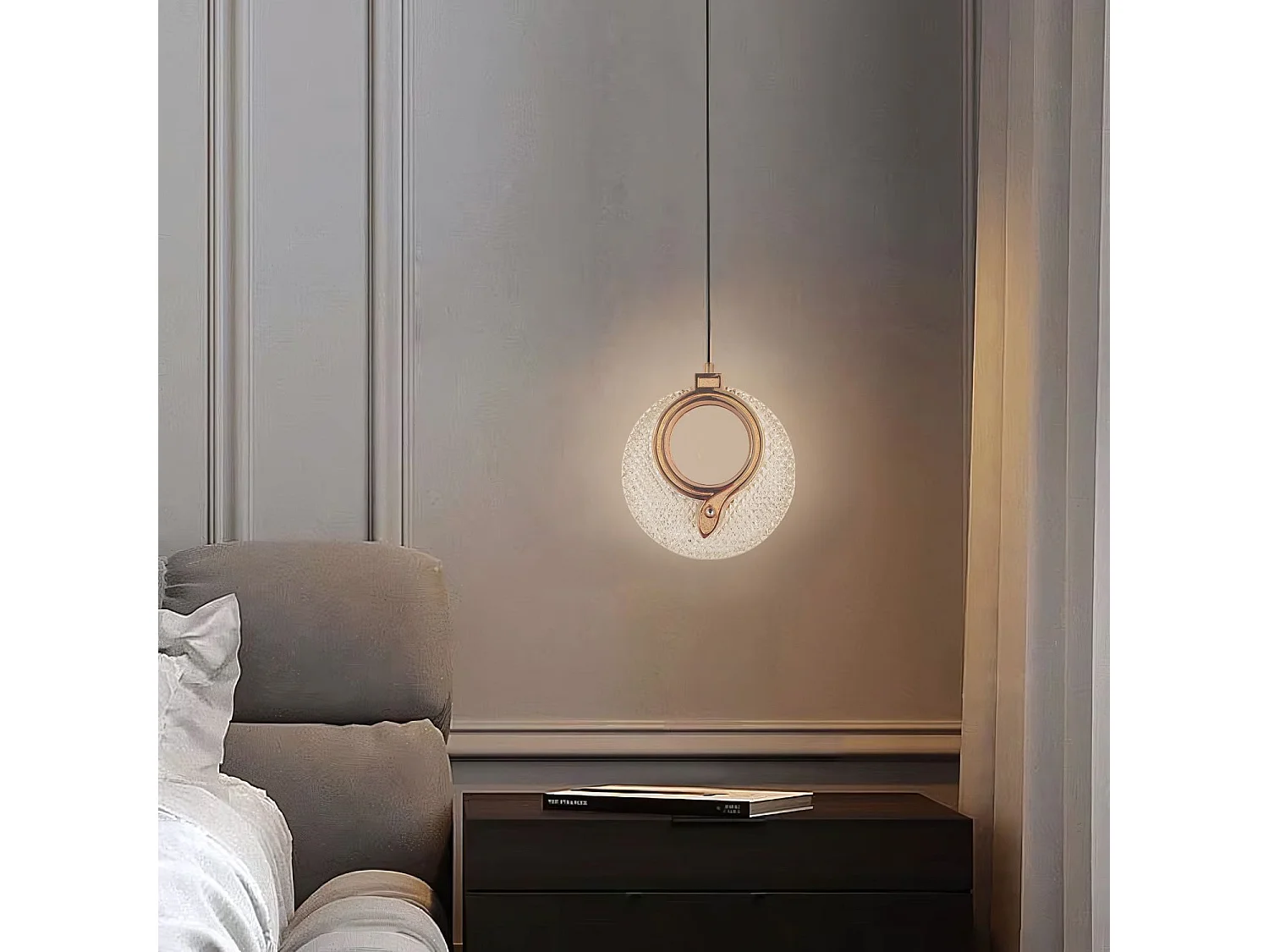 Lampe Suspendue Toolight LHJ110-1CP Golden