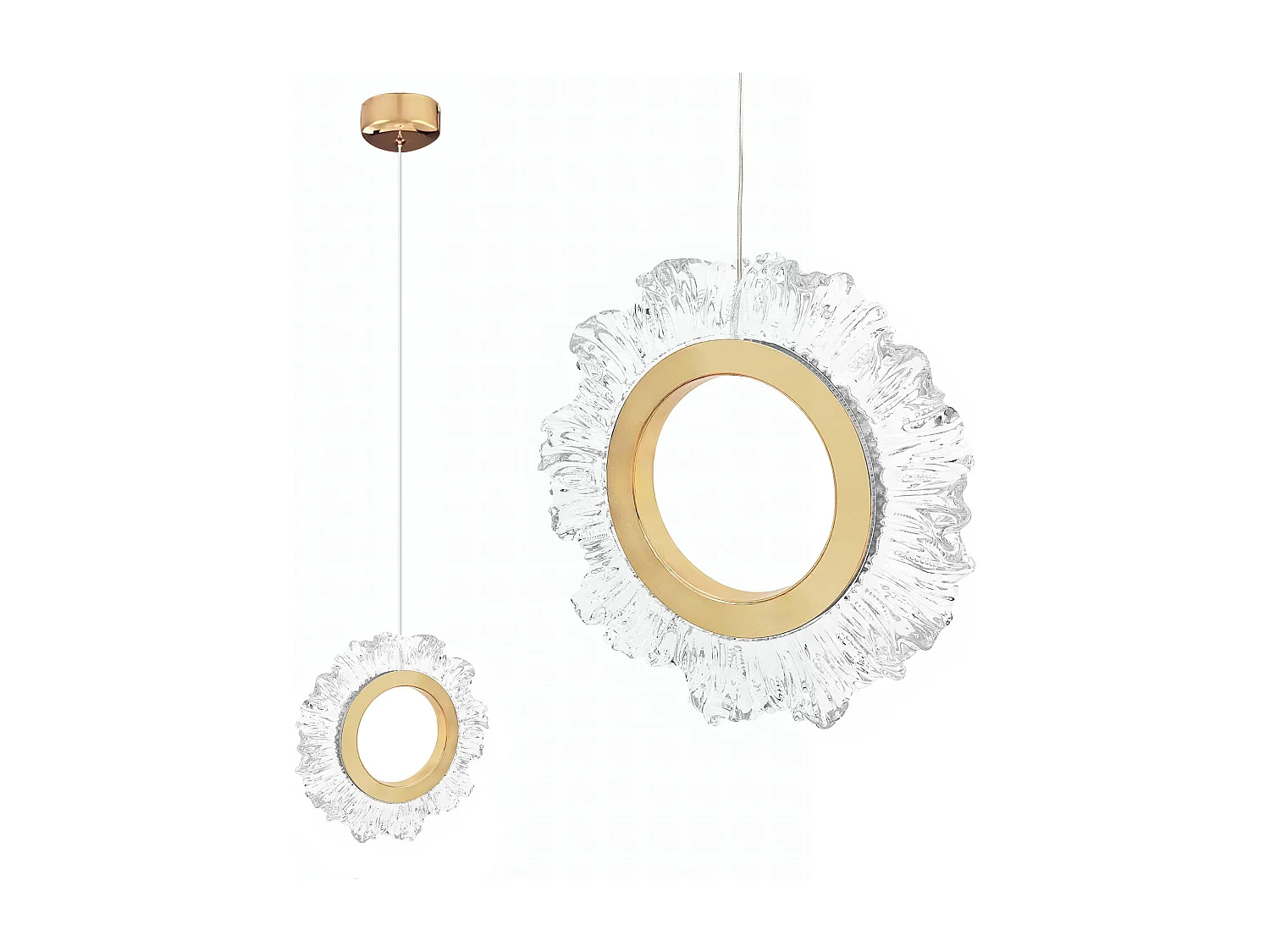 Lampe Suspendue Toolight LHJ102-1CP Gold