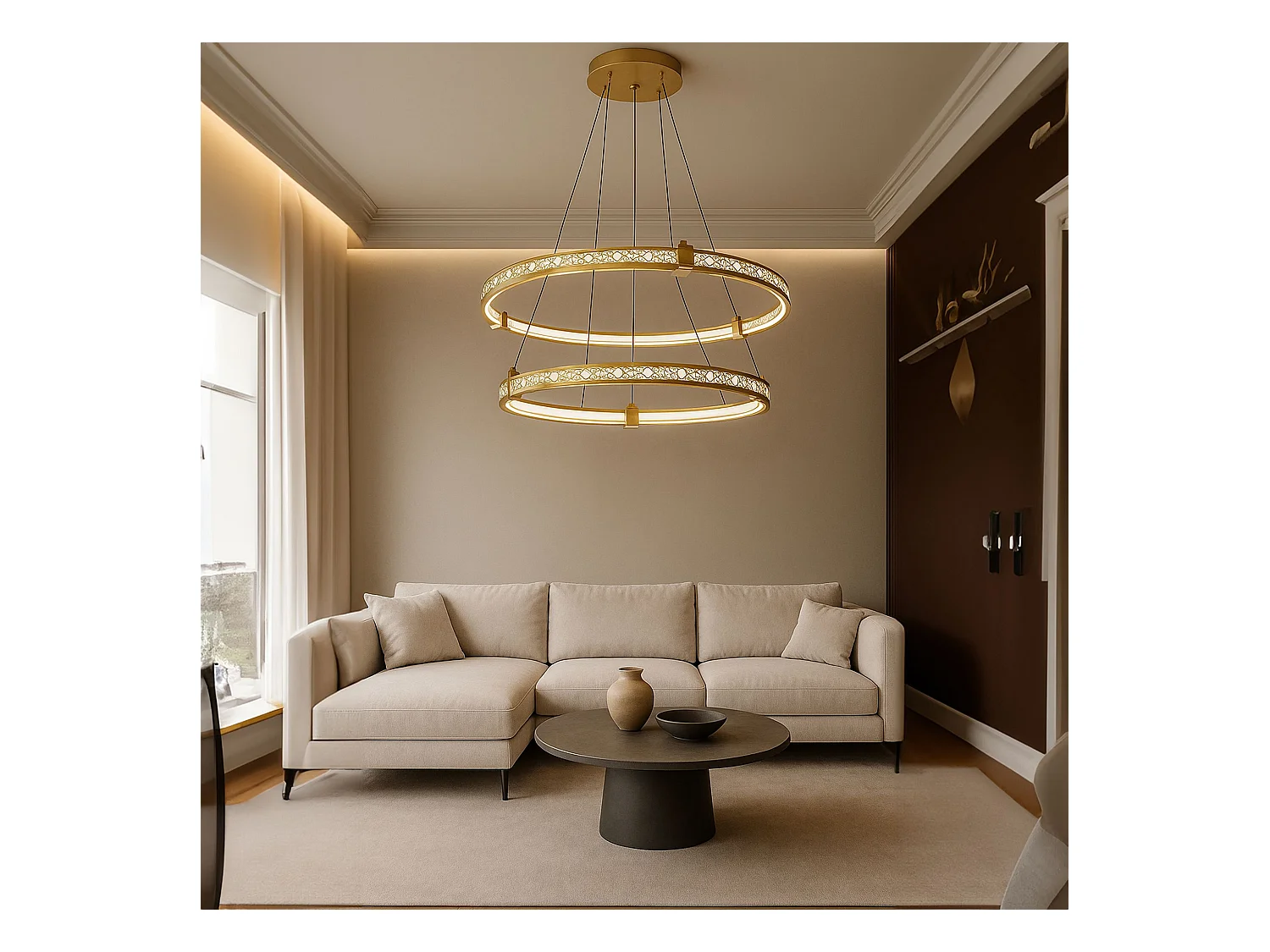 Lampada Toolight LHJ037-CP2 Golden