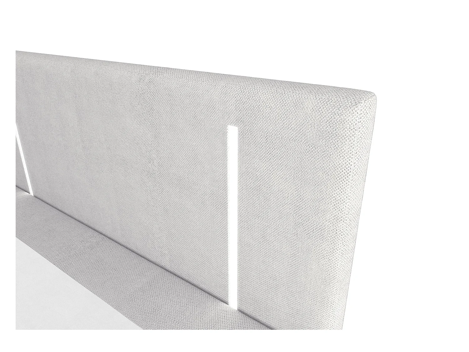 BEDANTE lit boxspring ONO 160x200 CURIO 80 gris clair lit coffre de lit lit double lit d'hôtel surmatelas matelas chambre à coucher rangement