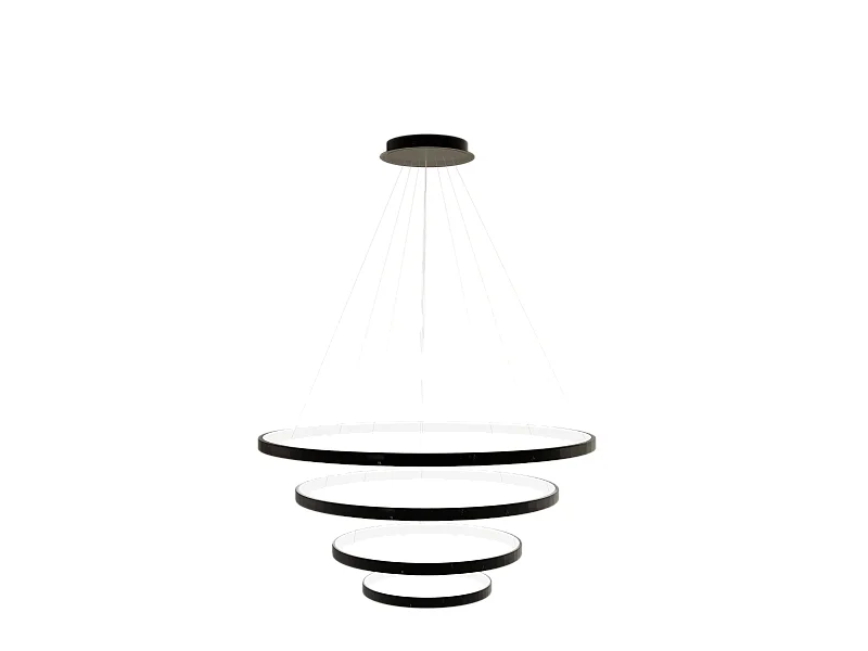 Hanglamp Toolight LHJ014-CP4 BLACK Black