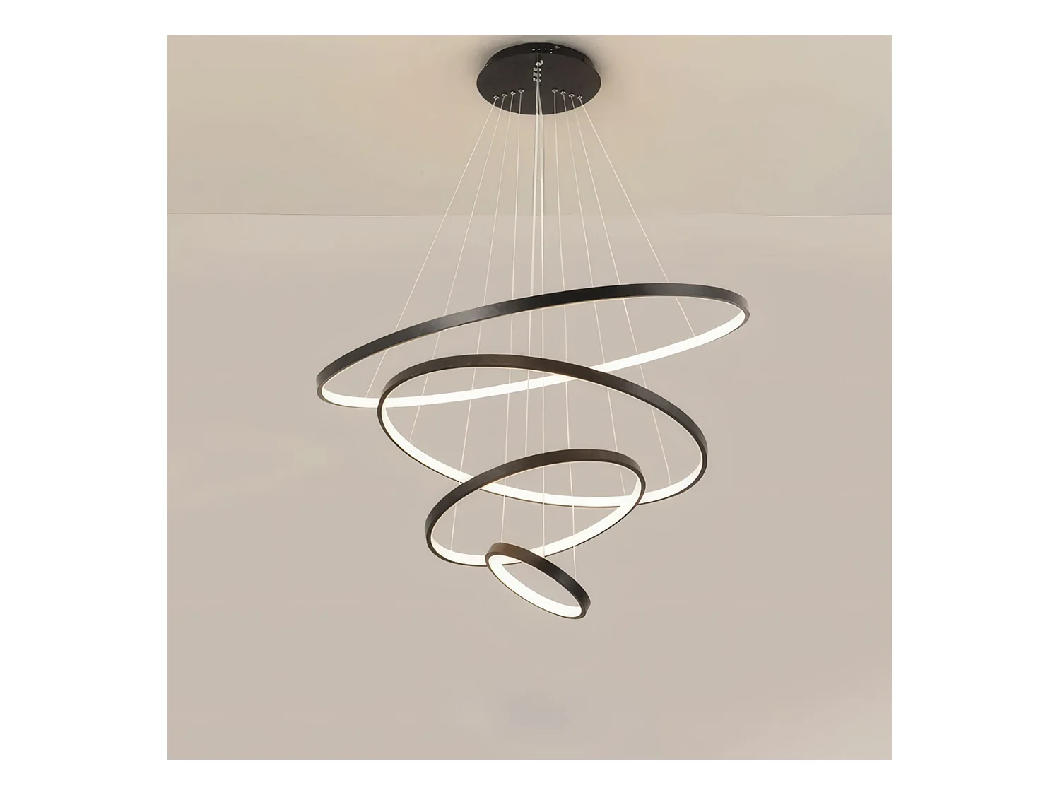 Lampe Suspendue Toolight LHJ014-CP4 BLACK Black