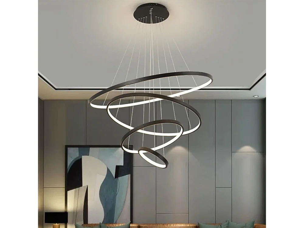 Lampe Suspendue Toolight LHJ014-CP4 BLACK Black