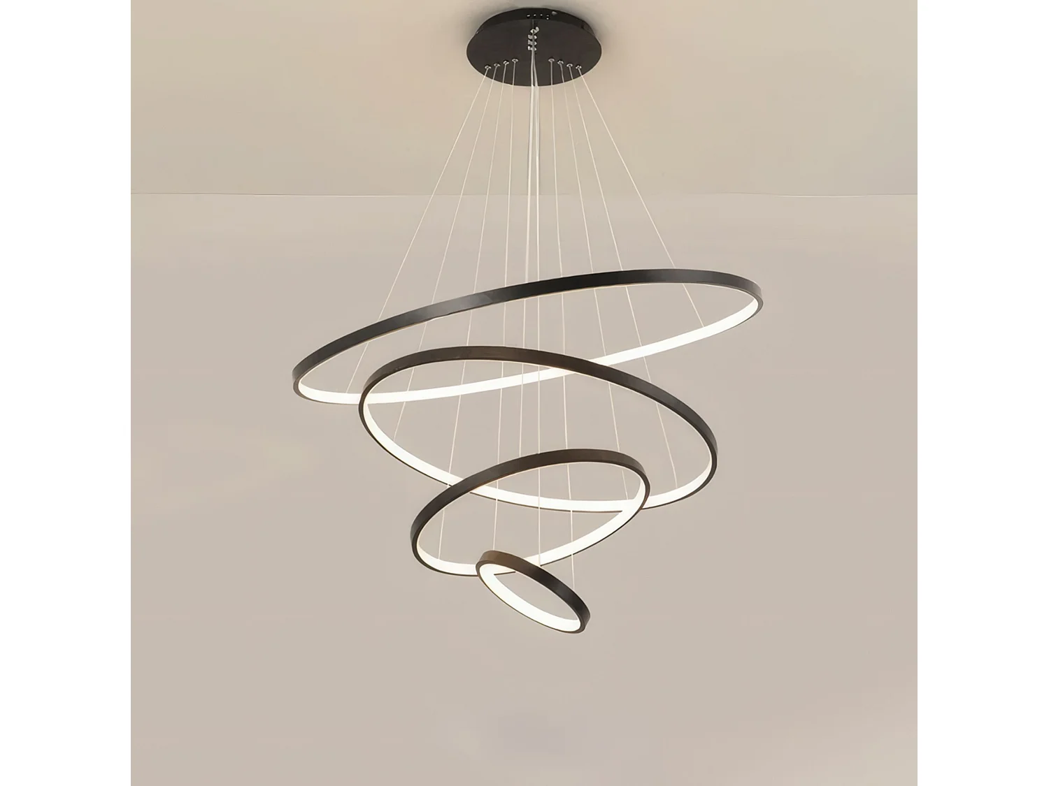 Lampe Suspendue Toolight LHJ014-CP4 BLACK Black