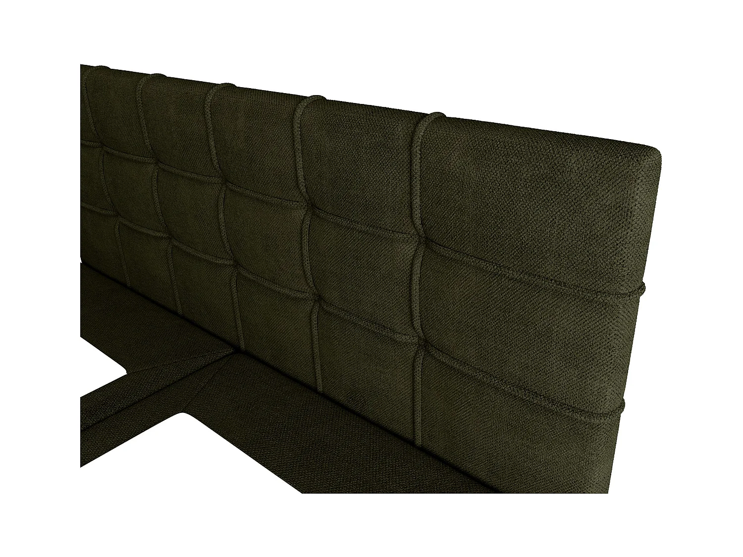 BEDANTE Lit boxspring KIDA 180x200 Curio 39 Vert foncé Lit Litkasten Lit double Lit d'hôtel Chambre à coucher Espace de rangement