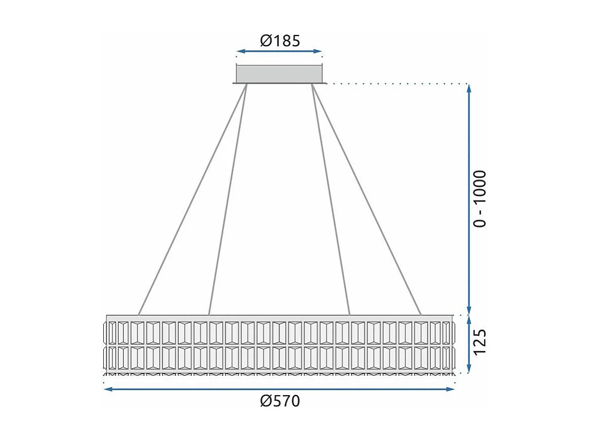 Lampada Toolight LED APP1568-CP Gold