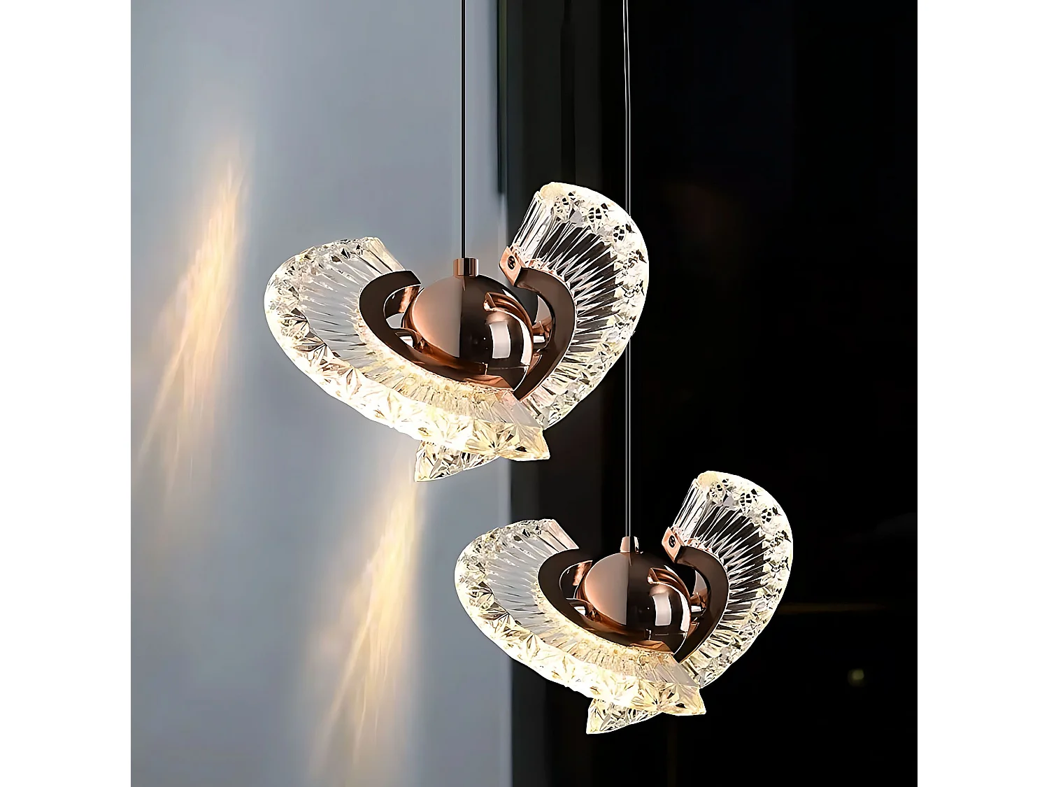 Lampe Suspendue Toolight LHJ108-2CP Gold