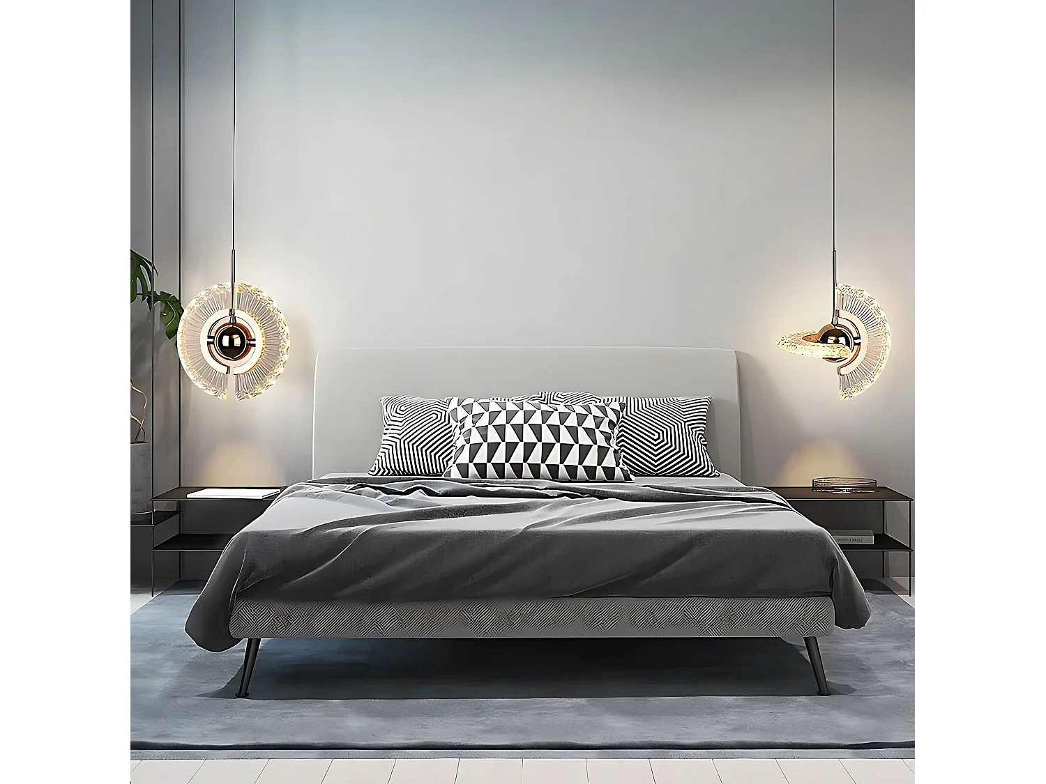 Lampe Suspendue Toolight LHJ108-2CP Gold