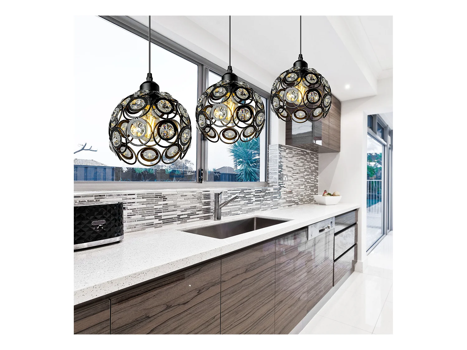 Deckenleuchte Toolight APP206-1CP Black