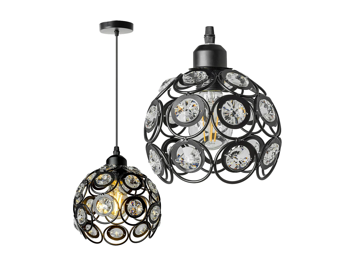 Deckenleuchte Toolight APP206-1CP Black