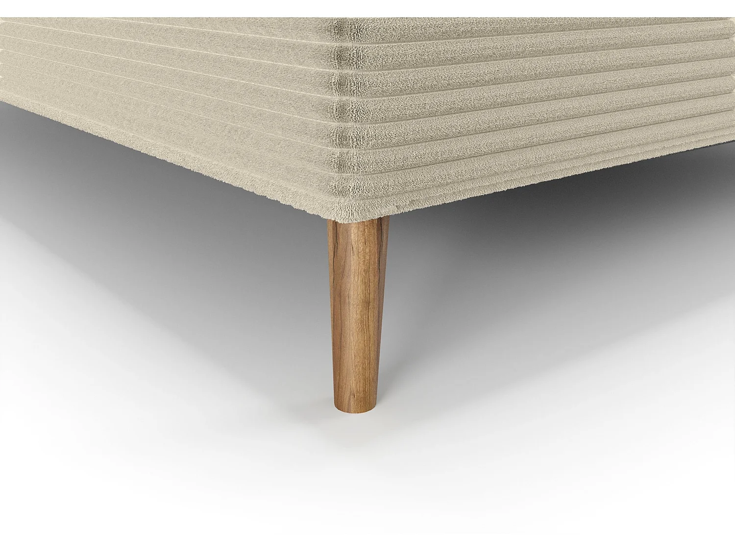 BEDANTE Boxspringbett NARA 160x200 POSO 105 Ecru Bett Bettkasten Ehebett Hotelbett Topper Matratze Schlafzimmer Stauraum