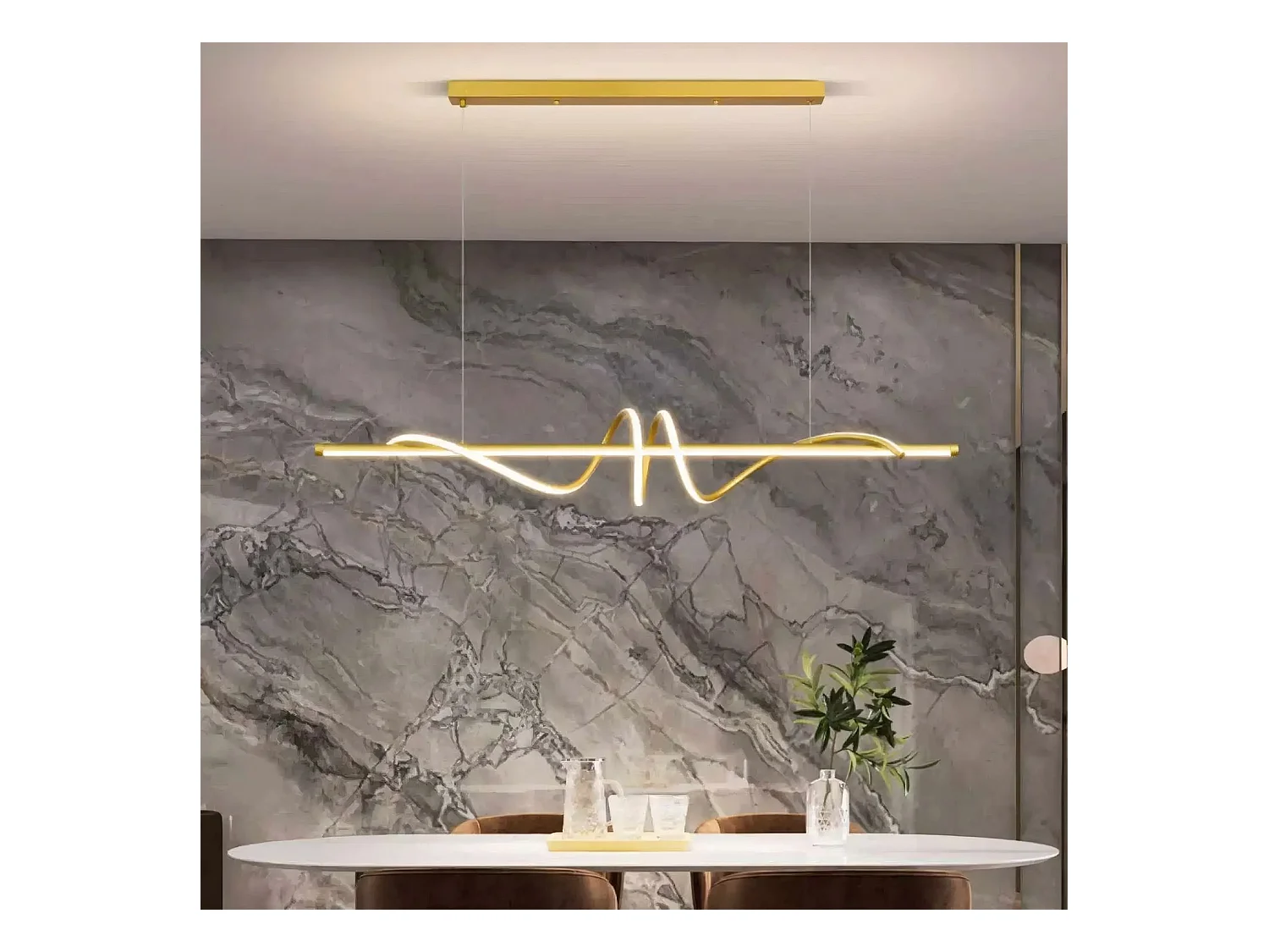 Lampe Suspendue Toolight LHJ024-CP Gold