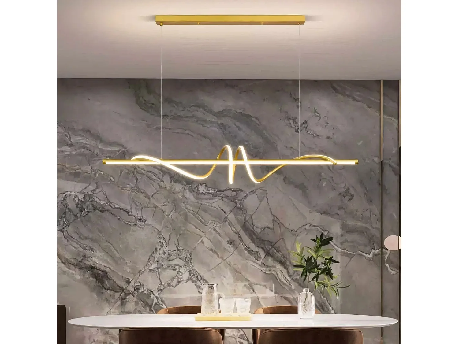 Lampe Suspendue Toolight LHJ024-CP Gold