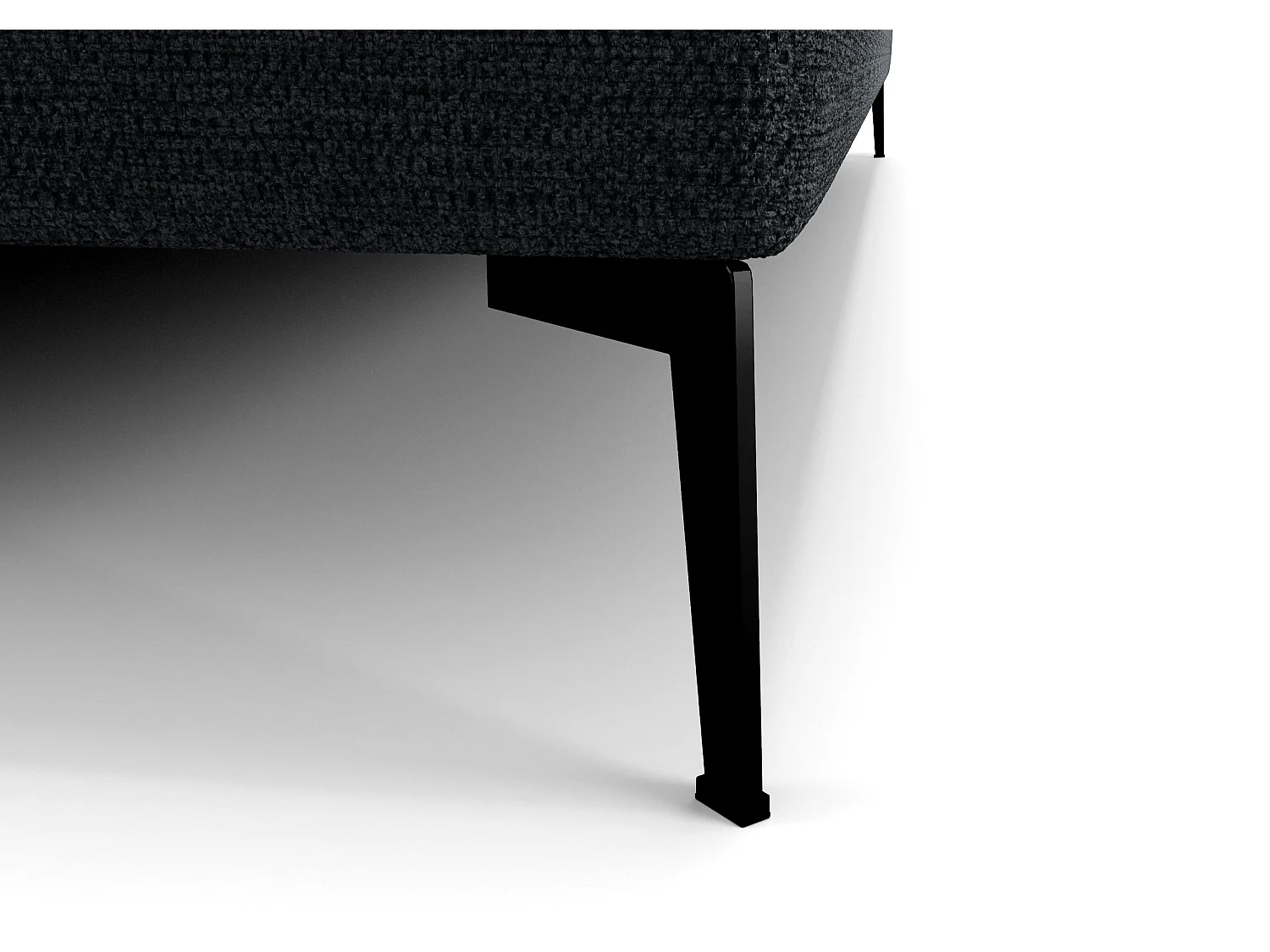 BEDANTE Boxspringbett INAO 140x200 ARAGON 99 Schwarz Bett Bettkasten Ehebett Hotelbett Topper Matratze Schlafzimmer Stauraum