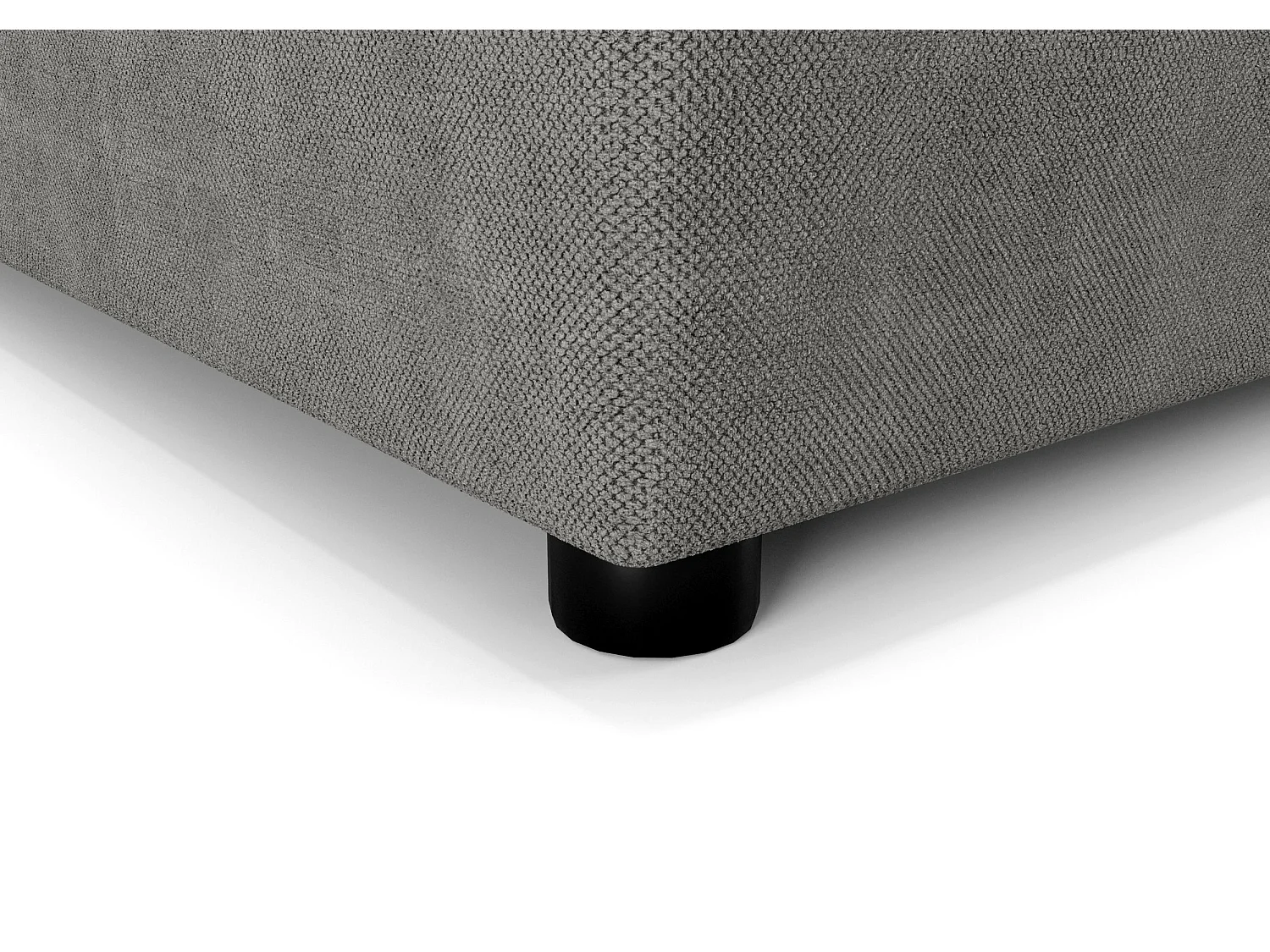 BEDANTE Boxspringbett KIDA 140x200 Curio 93 Dunkelgrau Bett Bettkasten Ehebett Hotelbett Schlafzimmer Topper Matratze Stauraum