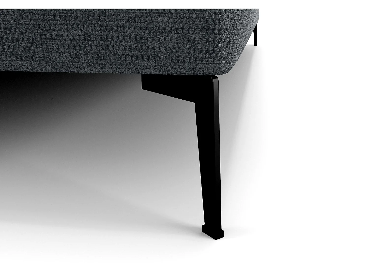 BEDANTE Boxspringbett INAO 180x200 ARAGON 93 Dunkelgrau Bett Bettkasten Ehebett Hotelbett Topper Matratze Schlafzimmer Stauraum