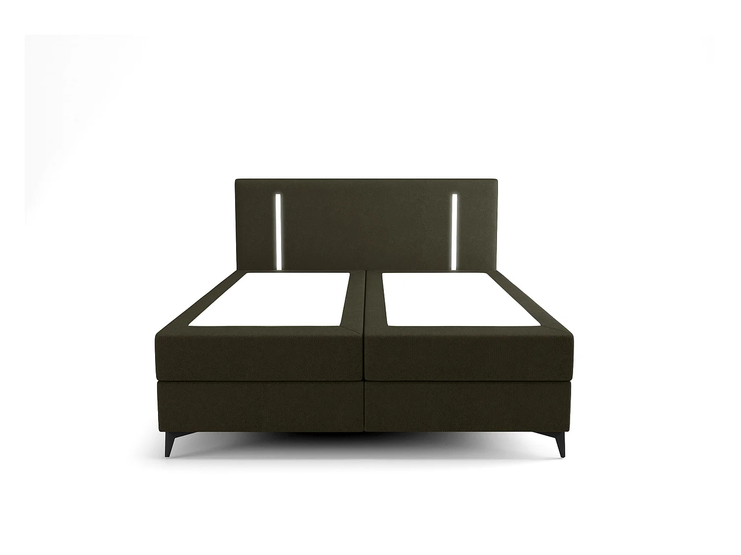 BEDANTE lit boxspring ONO 180x200 CURIO 39 vert lit coffre de lit lit double lit d'hôtel surmatelas matelas chambre à coucher rangement