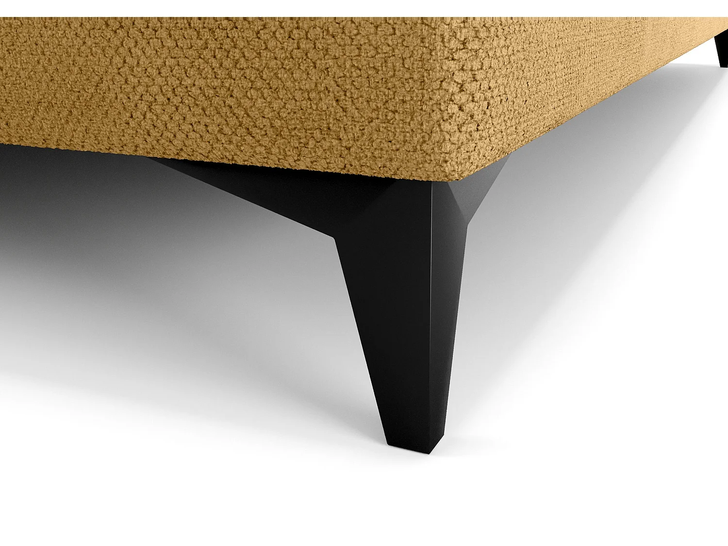 BEDANTE lit boxspring ONO 140x200 CURIO 48 orange lit coffre de lit lit double lit d'hôtel surmatelas matelas chambre à coucher rangement