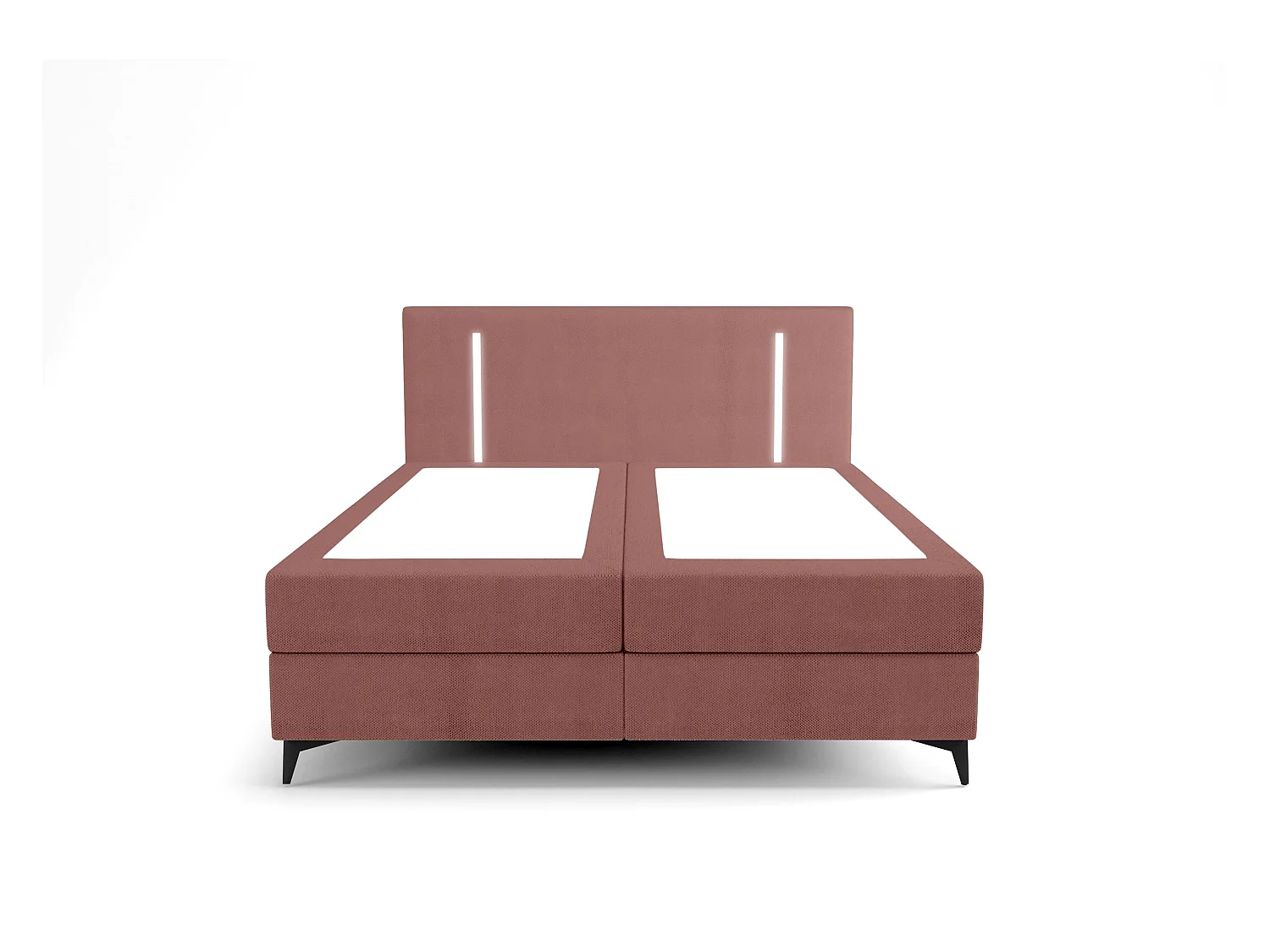 BEDANTE lit boxspring ONO 180x200 CURIO 63 rose lit coffre de lit lit double lit d'hôtel surmatelas matelas chambre à coucher rangement