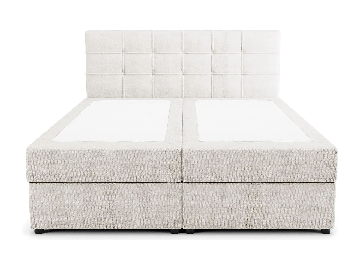 BEDANTE Boxspringbett KIDA 180x200 Curio 02 Creme Bett Bettkasten Ehebett Hotelbett Schlafzimmer Topper Matratze Stauraum