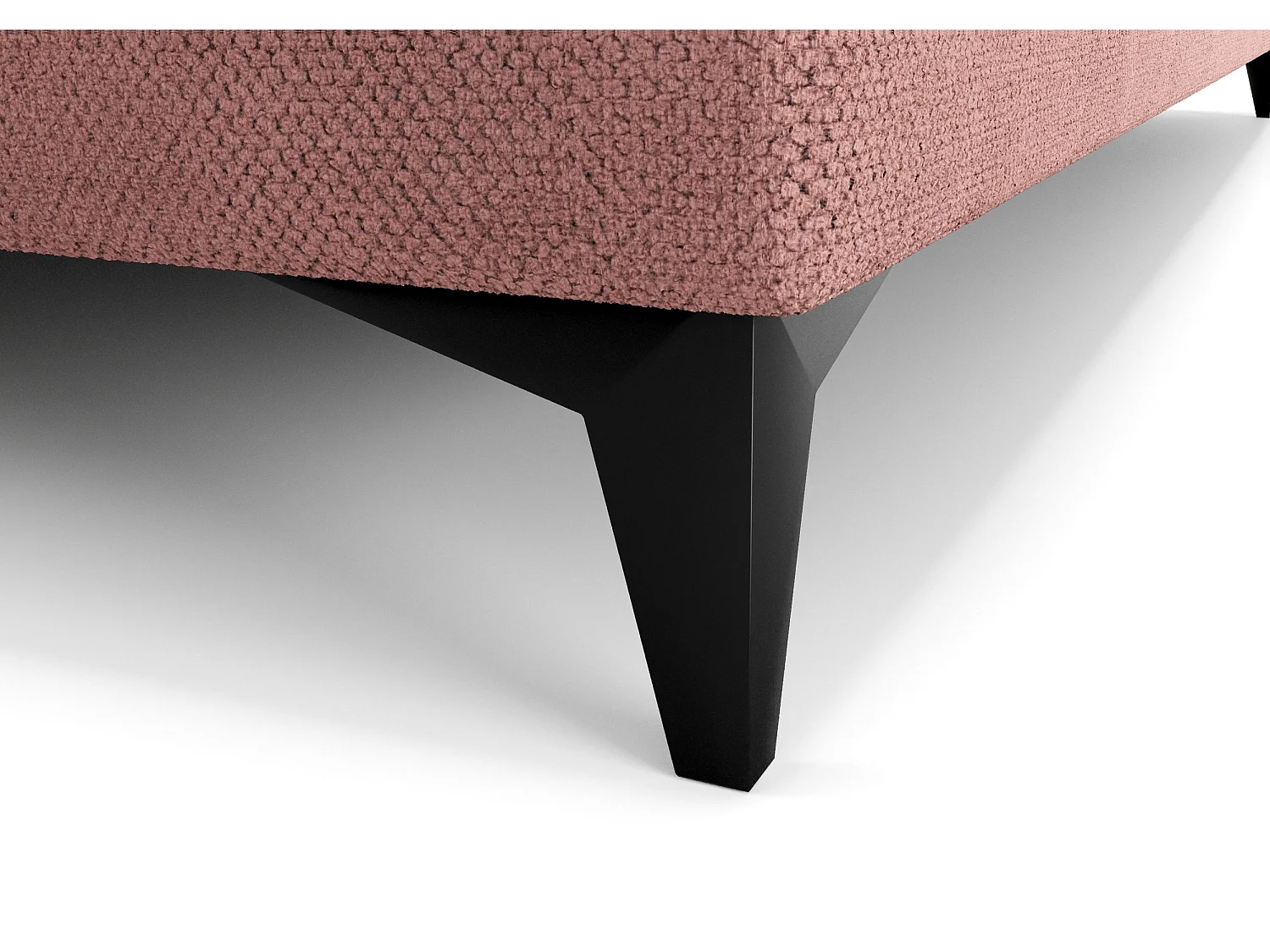 BEDANTE Boxspringbett ONO 140x200 CURIO 63 Rosa Bett Bettkasten Ehebett Hotelbett Topper Matratze Schlafzimmer Stauraum